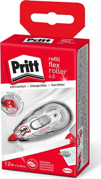 Shirit korrektues Henkel Pritt, 6mm, 12m, transparent