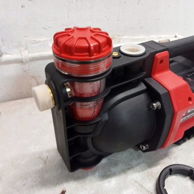 Pompe kopshti me bateri Einhell AQUINNA 36/38 F LED, 36V Twin Pack, 3800 l/orë, e kuqe