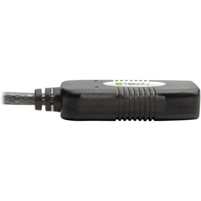 Kабел USB Techly 023646, USB A во USB A, 10 m, црн