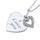 Qafore për goca Silvego "I love you" ZT131008NW, e argjendtë