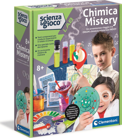 Set kimie Clementoni Scientific Fun Fascinating Chemistry 50699, për kalamaj 8+, për mësim
