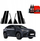 Декоративна фолија GrizzProtector 10 во 1 за столбови, Lexus NX 350h 2021-2023, црна