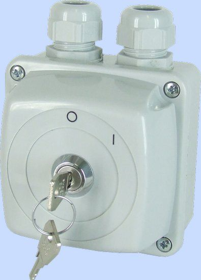 Çelës rrotullues Elektromet Łuk E16-13z/z, 16A 3P, IP44, gri