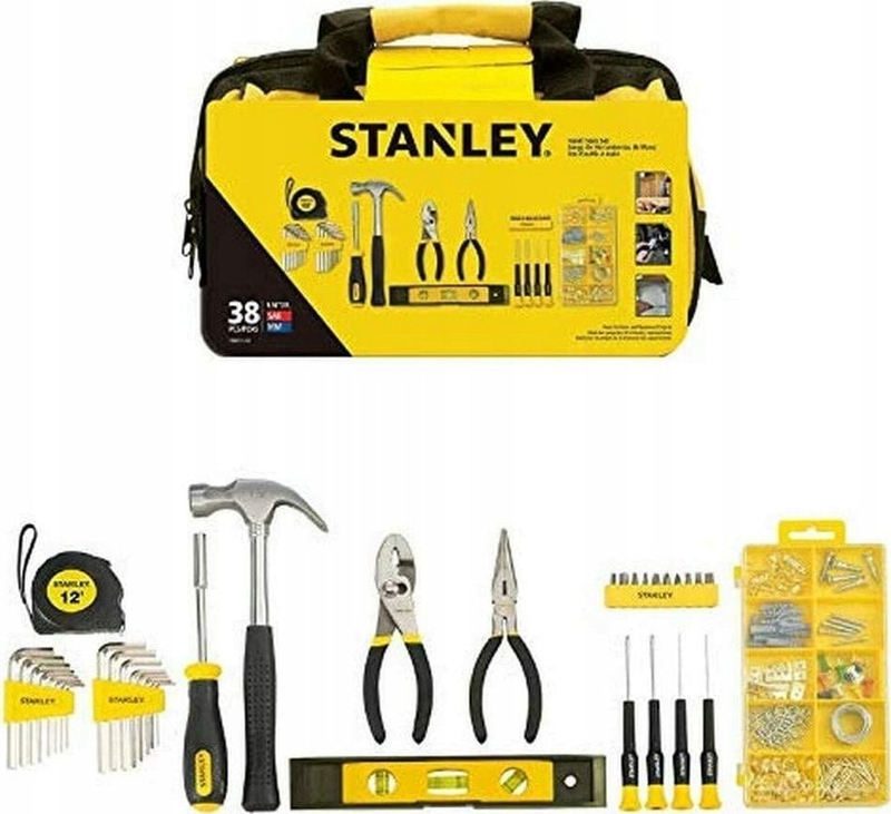 Set veglash Stanley STMT0-74101, 38 pjesë, me kasetë
