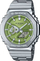 Orë dore Casio G-Shock GM-2110D-3AER, ekran i dyfishtë, mban ujë deri në 200m, jeshile metalike