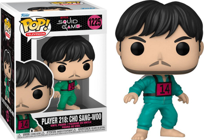Figurinë Funko POP Squid Game Sang Woo 218, vinil për me mbledh, shumëngjyrëshe