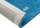 Tapet leshi CALTI Wool Gabbeh, 80 x 150 cm, blu
