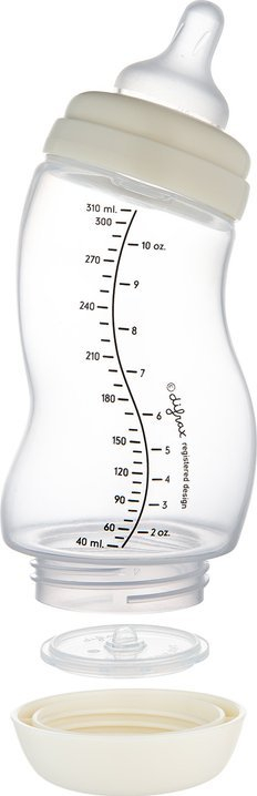 Biberon Canpol Babies S-Shape Anti Colic, 310 ml, gojë e gjerë, transparent