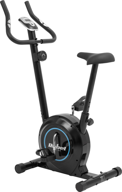Biçikletë stërvitore Rebel Active RBA-1009, magnetike, ekran LCD, e zezë
