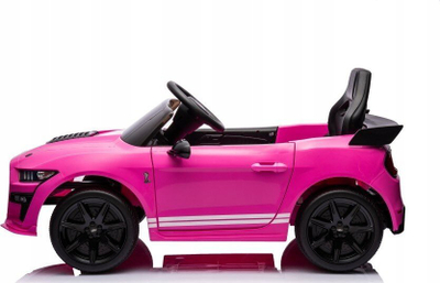 Makina elektrike për kalamaj Ford Mustang GT500 Shelby, 12V, me telekomandë për prind, rozë