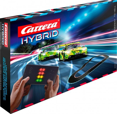 Set piste garash Carrera Hybrid Speedway to Hell, shkalla 1:50, për moshat 12+