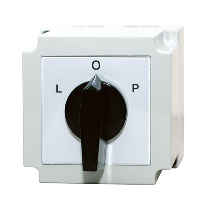 Çelës rrotullues Apator 4G63-11-PK, 690V, 63A, i zi