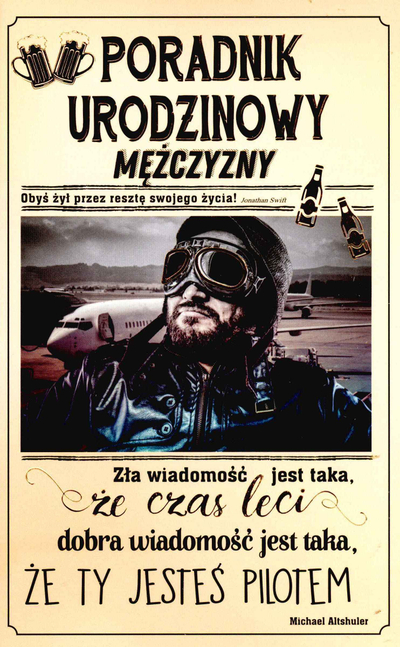 Kartë urimi AbCard U41, ditëlindje për burra, me humor, stil retro
