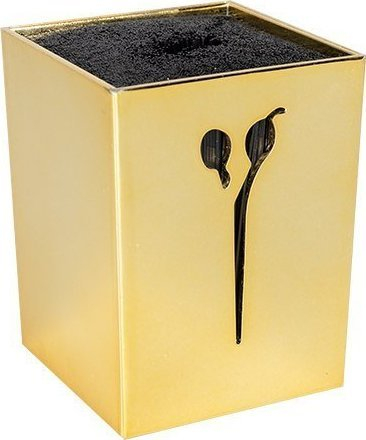 Mbajtëse gërshërësh Activeshop Gold Scissors Stand, metal, ngjyrë ari