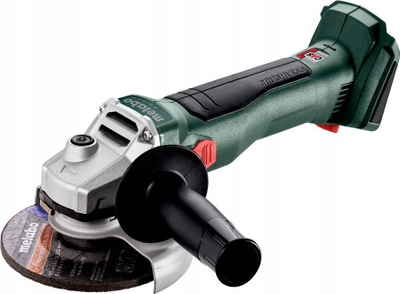 Brushe këndi Metabo W 18 L BL 9-125, 125mm, pa bateri, me kuti, jeshile