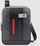Çantë crossbody Piquadro Urban, lëkurë, 21 x 27 x 6 cm, e zezë gri