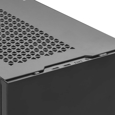 Kasë SilverStone Sugo 15, e zezë, Micro Tower