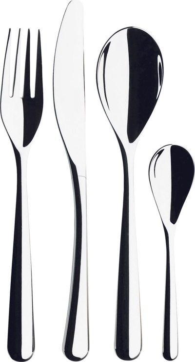 Set takëmash Iittala Artik, 24 pjesë, çelik inox, argjendtë