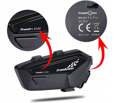 FreedConn FX Pro V2 MESH Мотоциклетски Интерком