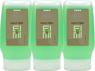 Xhel flokësh Wella Professionals EIMI Sculpt Force, fiksim shumë i fortë, 250ml, jeshil