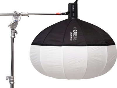 Softbox sferik GlareOne Lantern 120 Pro, 120 cm diametër, me skirt, i bardhë