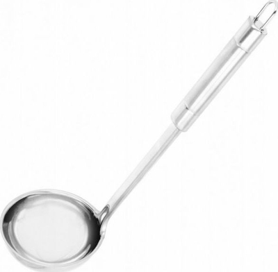 Lugë supë Roy.Steel BB1167, çelik inox, me dorezë tê gjatë, ngjyrë argjendtë