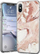 Kapak telefoni Wozinsky Marble për Xiaomi Redmi 8A, TPU, me pamje mermeri, rozë