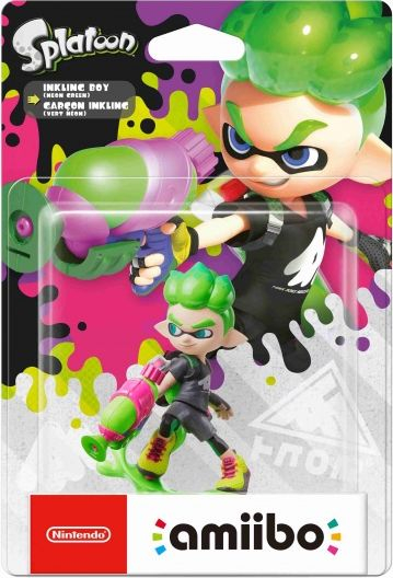 Figurë Nintendo amiibo Splatoon Inkling Boy, NFC, shumëngjyrëshe