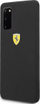 Mbulesë telefoni Ferrari Hardcase për Samsung Galaxy S20, silikoni, origjinale, e zezë