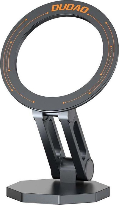Mbajtëse magnetike makine Dudao F17+, për pult, rrotullim 360°, gri e errët