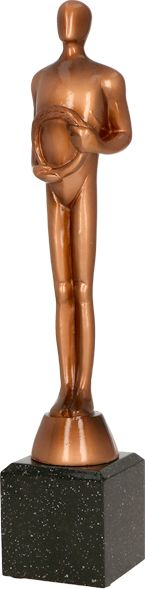 Statuetë dekorative Tryumf Wiktor, 26 cm, ngjyrë e artë
