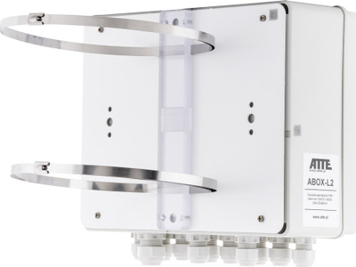 Адаптер за столб Atte Power ADD-PMAL, за надворешна кутија ABOX-L, 300mm, сива