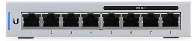 Switch rrjeti Ubiquiti UniFi Switch 8, 8 porta Gigabit, PoE, gri