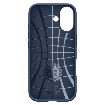 Kapak telefoni Spigen Liquid Air për iPhone 17, që s'e ha kollaj goditja, blu navy