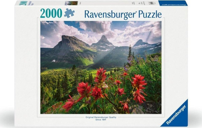Puzzle Ravensburger Pristine Mountains, 2000 copë, për të rritur dhe kalama 14+