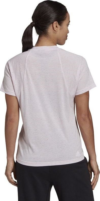 Bluzë sportive Adidas Winrs 3.0 Tee W HE1706, pambuk me poliestër, rozë