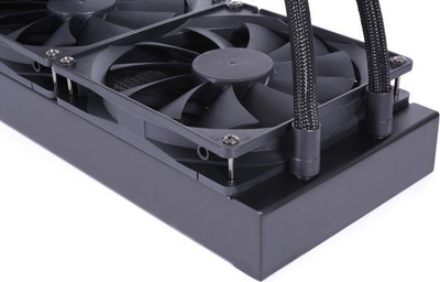 Ftohës uji për procesor Alphacool T38, radiator 12 cm, RGB, i zi