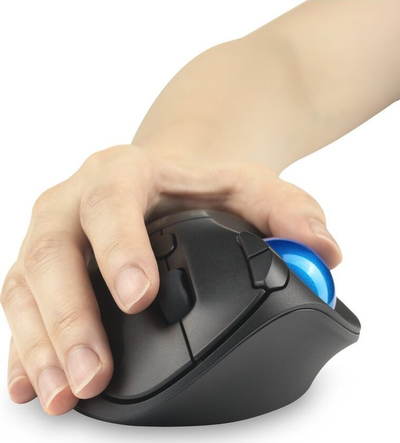 Maush trackball Kensington Ergo TB450, ergonomik, me kabllo, i zi