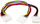 Kabllo StarTech Molex - Molex x2 (PYO2L), 0.23m, shumëngjyrëshe