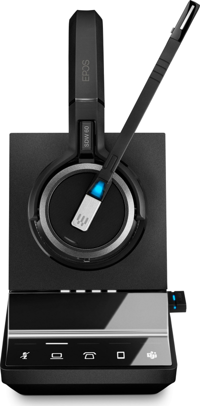 Kufje pa tela EPOS IMPACT SDW 5066T, stereo DECT, me bazë, e zezë