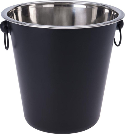 Stativ për shampanjë EH Excellent Houseware Cool, 20 cm, mat, i zi