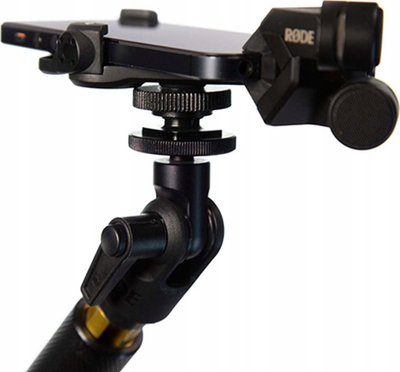 Adapter boom RODE 3/8 Pivoting, për stativ edhe shtyllë, i zi