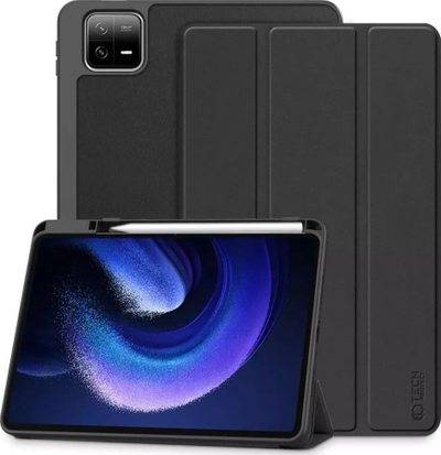 Mbulesë palosëse Tech-Protect për tablet Xiaomi Pad 6 / 6 Pro, me vend për stylus, e zezë