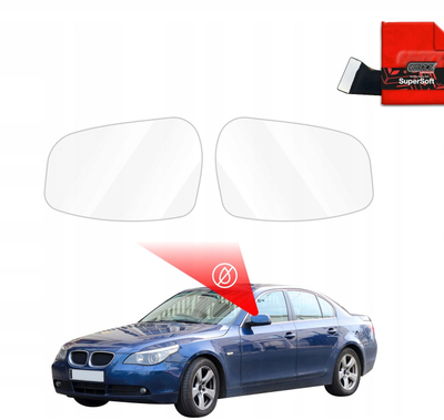 Фолија огледало GrizzGlass ZeroDrop, против дожд, за BMW 5 E60 Sedan 2003-2007, транспарентна