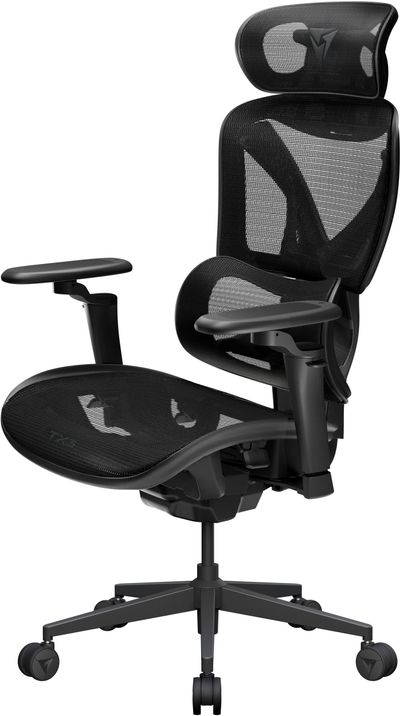 Karrige gaming TX3 XTC Pro 360, ergonomike, rrjetë mesh, e zezë