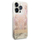 Kapak telefoni Guess për iPhone 14 Pro 6.1", me shkëlqim, ngjyrë e artë