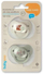 Qetësues bebe BabyOno 1670/02, anatomik silikoni, set 2 copë, jeshil