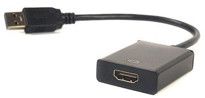 Adapter video Extra Digital CA910373, USB Type A në HDMI, Full HD 1080p, i zi