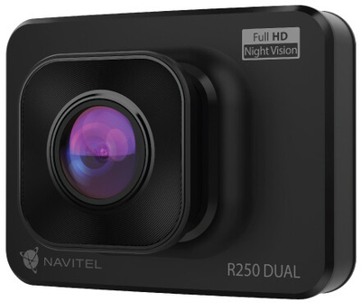 Kamerë për makinë Navitel R250 DUAL, e zezë