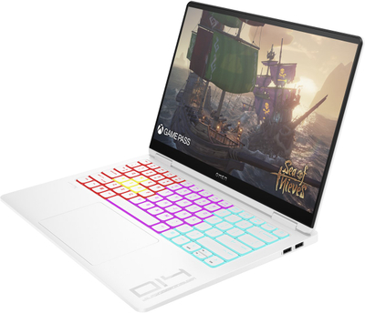 Laptop HP Omen Transcend 14, Ultra 9 185H, 32GB RAM, 1TB SSD, RTX 4070, ngjyrë argjendtë